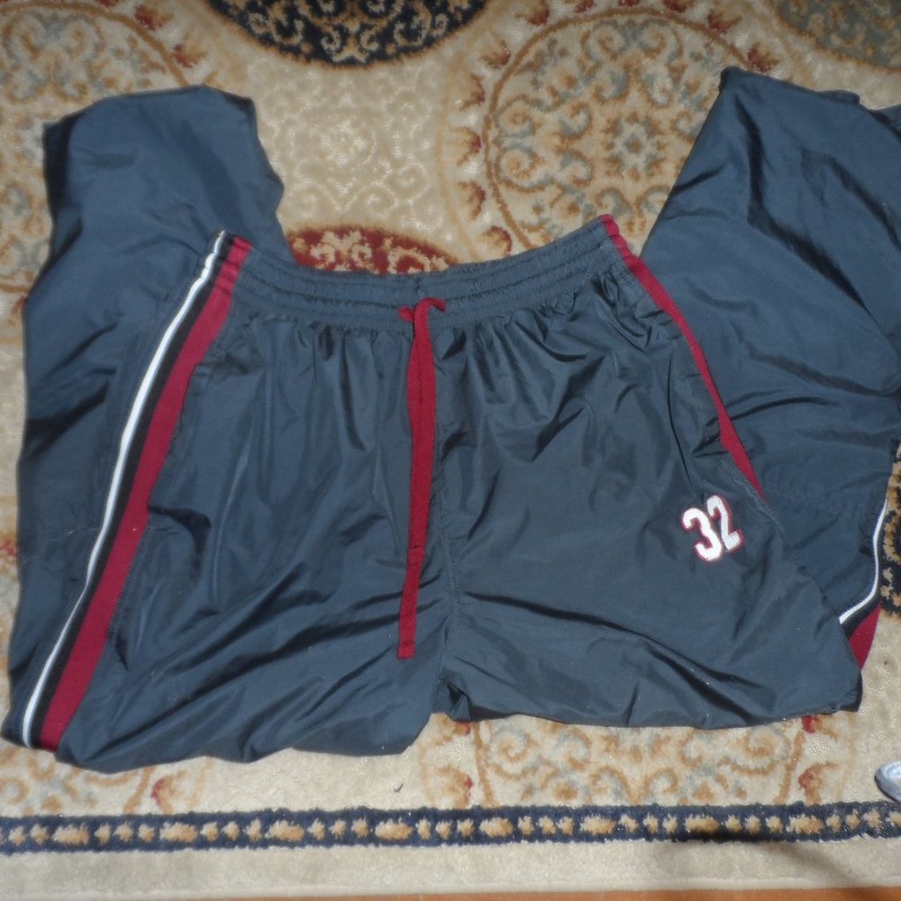 Black Athletic Works Workout Pants- Size L 36/38